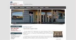 Desktop Screenshot of hotelreyesdeleon.com